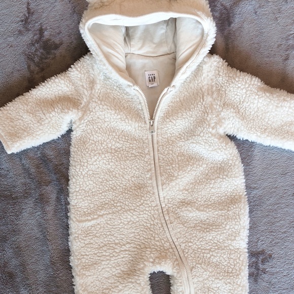 Cozy overall for baby girl - Picture 1 of 2